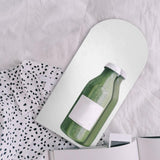 Maxbell 3Pcs Solid Mirror Plate Photo Props Ornament Art decor for Protection 10x21cm