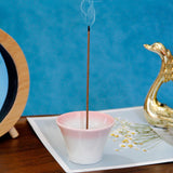 Maxbell Portable Ash Catcher Simple Holder for Tabletop Pink