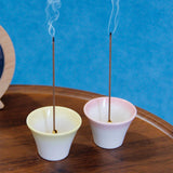 Maxbell Portable Ash Catcher Simple Holder for Tabletop Pink