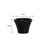 Maxbell Portable Ash Catcher Simple Holder for Tabletop Black