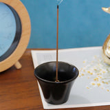 Maxbell Portable Ash Catcher Simple Holder for Tabletop Black