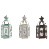 Maxbell Candle Holder Lantern Wind Lamp Candlestick Hanging for Garden Wedding Yard Black