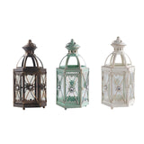 Maxbell Candle Holder Lantern Wind Lamp Candlestick Hanging for Garden Wedding Yard Black