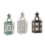 Maxbell Candle Holder Lantern Wind Lamp Candlestick Hanging for Garden Wedding Yard Black