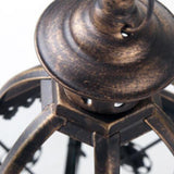 Maxbell Candle Holder Lantern Wind Lamp Candlestick Hanging for Garden Wedding Yard Green