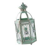 Maxbell Candle Holder Lantern Wind Lamp Candlestick Hanging for Garden Wedding Yard Green