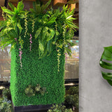 Maxbell Artificial Plants Wall Topiary Wall Greenery Mat Wall Backdrop Decor 40x60cm StyleA