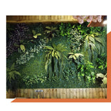 Maxbell Artificial Plants Wall Topiary Wall Greenery Mat Wall Backdrop Decor 40x60cm StyleA