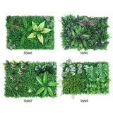 Maxbell Artificial Plants Wall Topiary Wall Greenery Mat Wall Backdrop Decor 40x60cm StyleA
