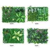Maxbell Artificial Plants Wall Topiary Wall Greenery Mat Wall Backdrop Decor 40x60cm StyleA