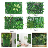Maxbell Artificial Plants Wall Topiary Wall Greenery Mat Wall Backdrop Decor 40x60cm StyleA