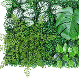 Maxbell Artificial Plants Wall Topiary Wall Greenery Mat Wall Backdrop Decor 40x60cm StyleE