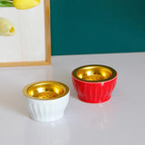 Maxbell Ceramic Burner Cone Holder Fragrance for Home SPA Decor Red