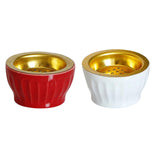 Maxbell Ceramic Burner Cone Holder Fragrance for Home SPA Decor Red