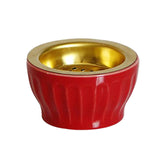 Maxbell Ceramic Burner Cone Holder Fragrance for Home SPA Decor Red