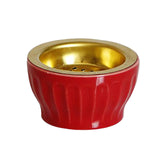 Maxbell Ceramic Burner Cone Holder Fragrance for Home SPA Decor Red