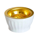 Maxbell Ceramic Burner Cone Holder Fragrance for Home SPA Decor White