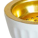 Maxbell Ceramic Burner Cone Holder Fragrance for Home SPA Decor White