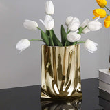Maxbell Decorative Vase Ornament Ceramic Modern Table Centerpieces Desktop Home Aureate