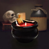 Maxbell Halloween Skeleton Candle Light Horror Indoor for Desktop Home Living Room
