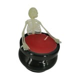 Maxbell Halloween Skeleton Candle Light Horror Indoor for Desktop Home Living Room