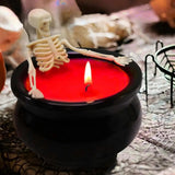 Maxbell Halloween Skeleton Candle Light Horror Indoor for Desktop Home Living Room