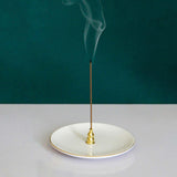 Maxbell incenses Holder burner Stick Holder burner Home Decor Figurine for Yoga Aureate