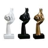 Maxbell Nordic Thinker Statue Half Face Sculpture Abstract Art Figurine for White