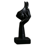 Maxbell Nordic Thinker Statue Half Face Sculpture Abstract Art Figurine for Black