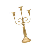 Maxbell Taper Candles Holder Candlestick Romantic for Halloween Tabletop Centerpieces 3 Arms