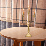 Maxbell Taper Candles Holder Candlestick Romantic for Halloween Tabletop Centerpieces 3 Arms