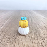 Maxbell Cactus Small Pot Interior Decorations Car Dashboard Figurine for Table