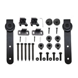Maxbell Sliding Barn Door Hanger Roller Guides with Bolts Accessories Kit Durable