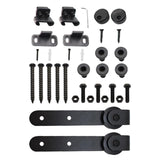 Maxbell Sliding Barn Door Hanger Roller Guides with Bolts Accessories Kit Durable
