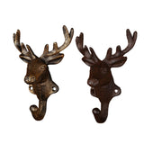 Maxbell Deer Coat Hook Clothes Hanger Wall Mounted Holder Heavy Duty for Entryway Aureate