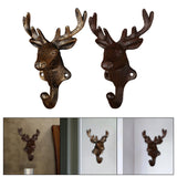 Maxbell Deer Coat Hook Clothes Hanger Wall Mounted Holder Heavy Duty for Entryway Aureate