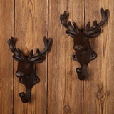 Maxbell Deer Coat Hook Clothes Hanger Wall Mounted Holder Heavy Duty for Entryway Coffee