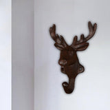 Maxbell Deer Coat Hook Clothes Hanger Wall Mounted Holder Heavy Duty for Entryway Coffee