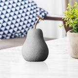 Maxbell Nordic Fruit Statue Ceramic Figurines Art Centerpiece Ornament for Bookshelf 11cmx19.5cm
