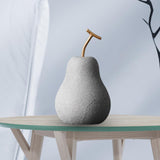 Maxbell Nordic Fruit Statue Ceramic Figurines Art Centerpiece Ornament for Bookshelf 11cmx19.5cm