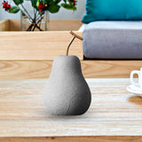Maxbell Nordic Fruit Statue Ceramic Figurines Art Centerpiece Ornament for Bookshelf 11cmx19.5cm