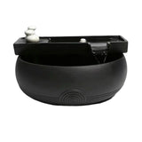 Maxbell Ceramic Tabletop Fountain Decoration Desk Home Bedroom Meditation Farmhouse