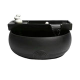 Maxbell Ceramic Tabletop Fountain Decoration Desk Home Bedroom Meditation Farmhouse