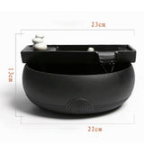 Maxbell Ceramic Tabletop Fountain Decoration Desk Home Bedroom Meditation Farmhouse