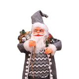 Maxbell Standing Santa Doll Toy Figure Christmas Decorative for Home Party Indoor 30cm