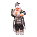 Maxbell Standing Santa Doll Toy Figure Christmas Decorative for Home Party Indoor 30cm