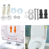 Maxbell Toilet Seats Screws Expanding Screws Tightening Fittings Nuts Washers Parts Short Screws