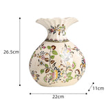 Maxbell Ceramic Vase Flower Arrangement Art Crafts for Desktop Interior Decoration Style C