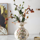 Maxbell Ceramic Vase Flower Arrangement Art Crafts for Desktop Interior Decoration Style D