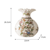 Maxbell Ceramic Vase Flower Arrangement Art Crafts for Desktop Interior Decoration Style D